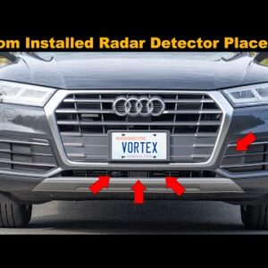 Where to Install Your Custom Installed Radar Detector