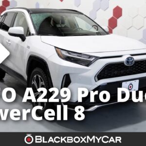 VIOFO A229 Pro 4K 2-CH + PowerCell 8 Dash Cam Battery Pack x 2023 Toyota RAV4  | BlackboxMyCar